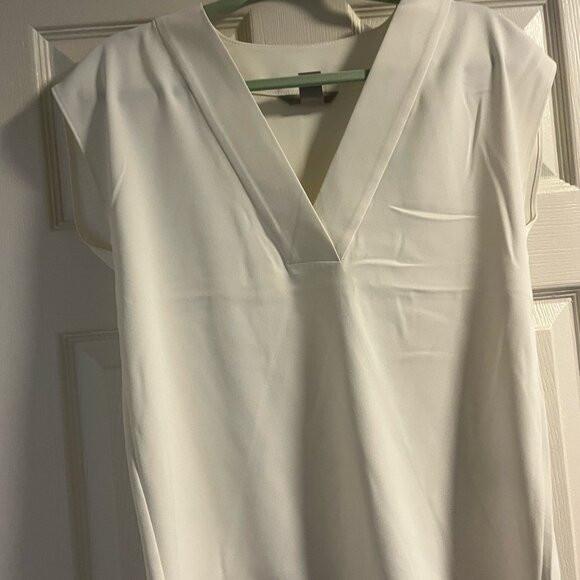 H&M White deep v top - Picture 1 of 4